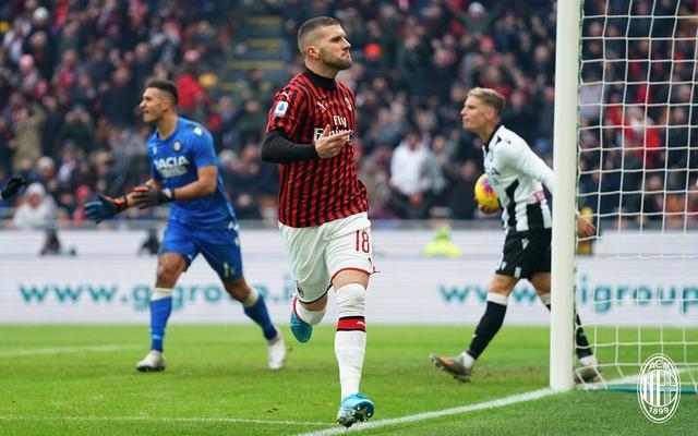  AC米兰新援首秀破门助球队战平乌迪内斯取分